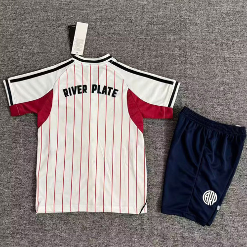 2025-26 River Plate White Casual Edition Kids Baseball