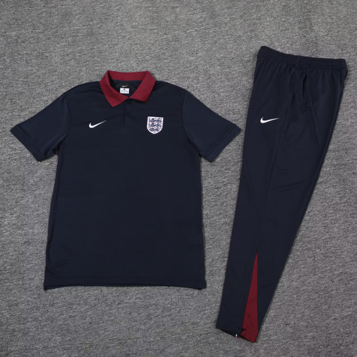25-26 England Royal blue Polo Tracksuit