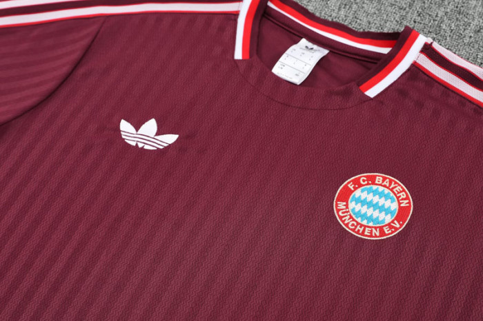 25-26 Bayern Jujube red Training short Suit