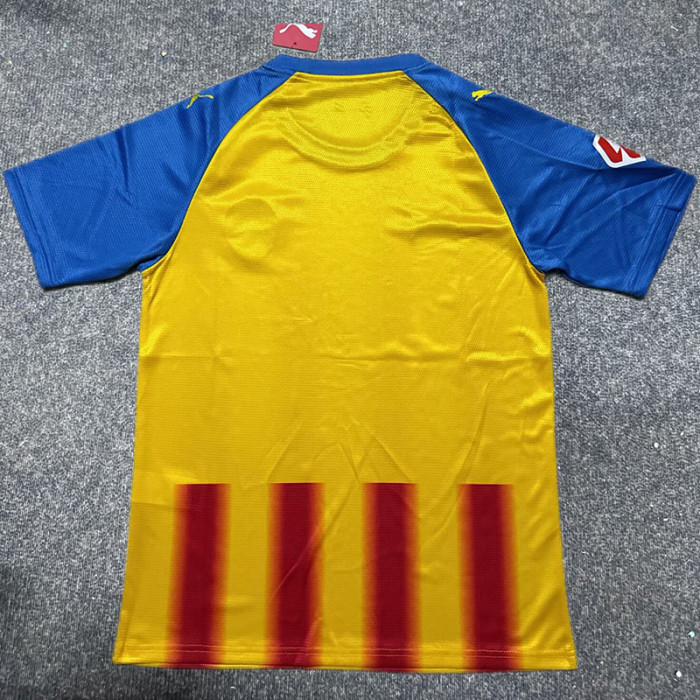 25-26 Valencia Yellow Fans Soccer Jersey