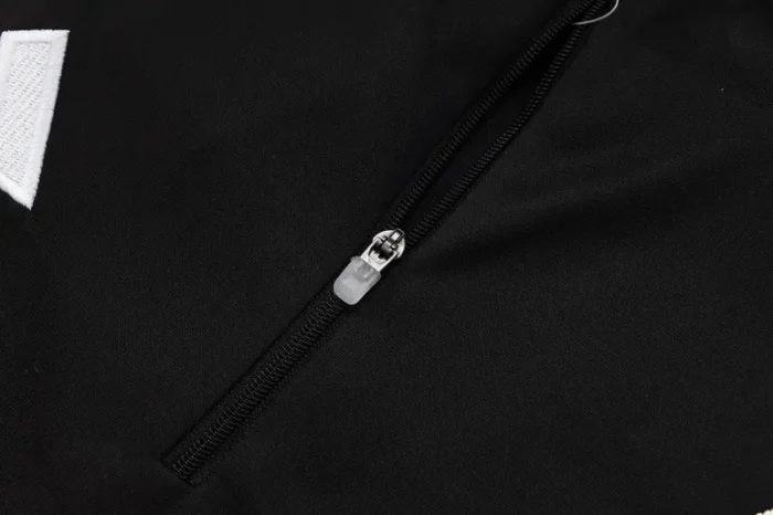 2025-26 RMA Black Kids Half Pull Tracksuit #E2511(童装)(半拉链)
