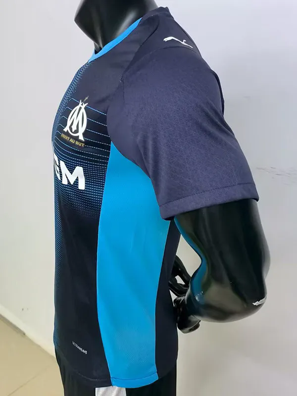 25-26 Marseille Away Player Version Soccer Jersey