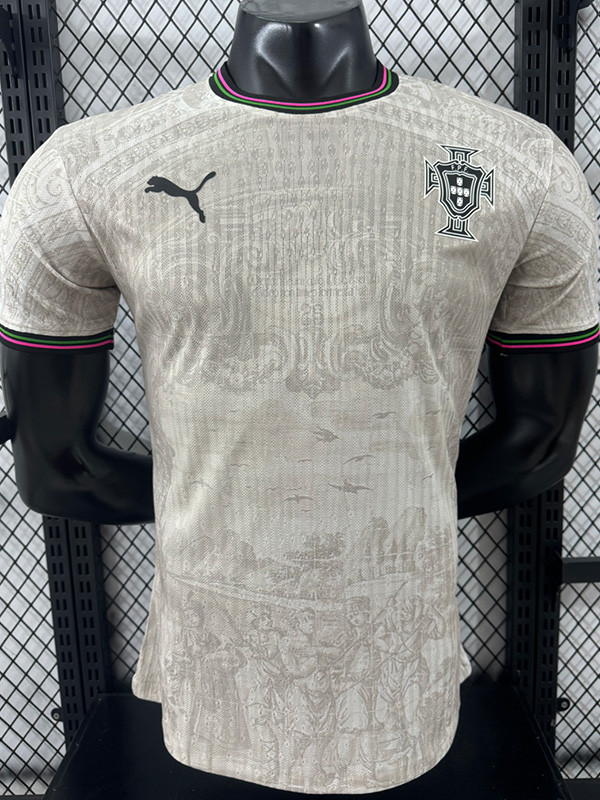 25-26 Portugal Khaki Special Edition Player Version Soccer Jersey