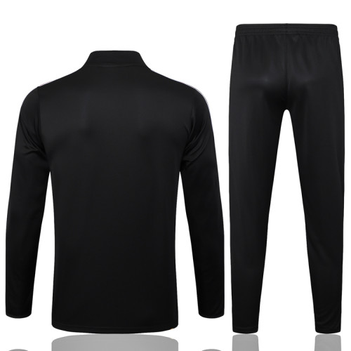 2025-26 Man Utd Black Half Pull Tracksuit #B2506(半拉链）