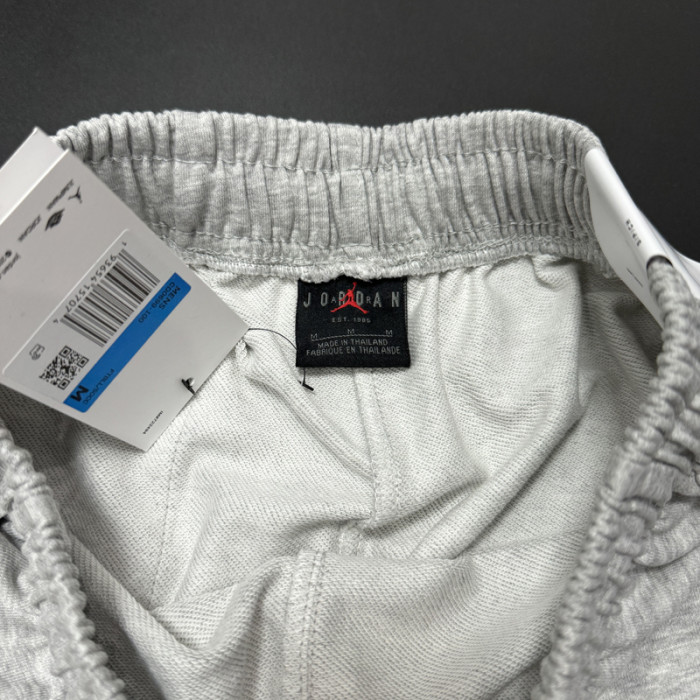 M16 Jordan Grey Pure Cotton Fabric Casual Short Pants