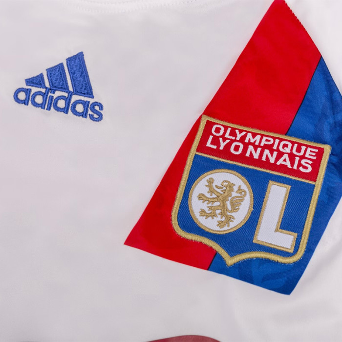 2010-2011 Lyon Home Retro Soccer Jersey
