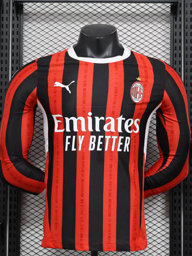 24-25 ACM Home Long Sleeve Player Version Soccer Jersey (长袖球员)