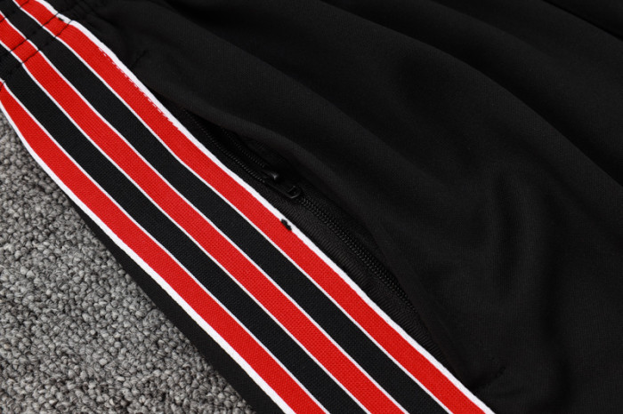 2025-26 Man Utd Black Jacket Tracksuit #A2508