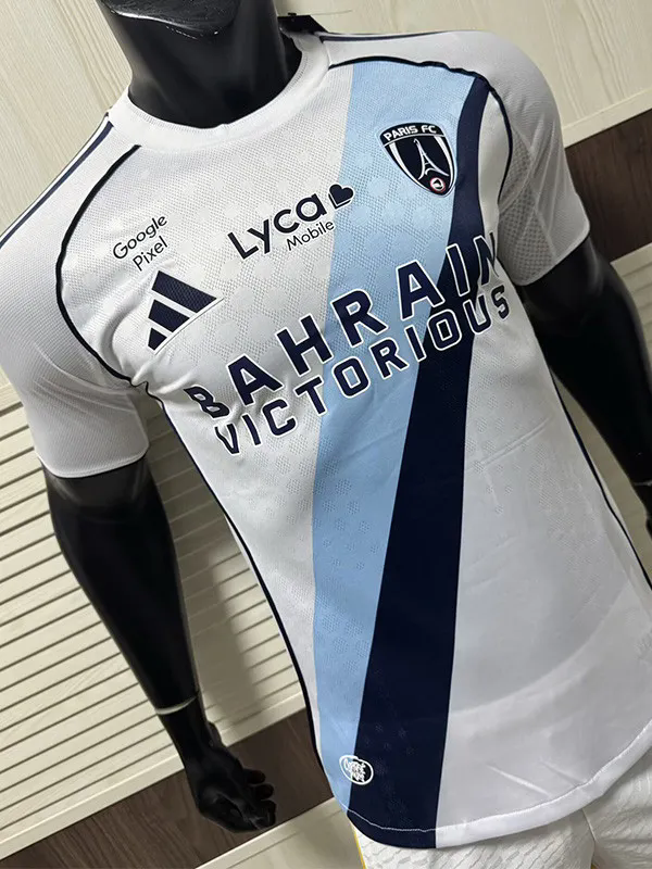 2025-26 Paris FC Away Player Version Soccer Jersey