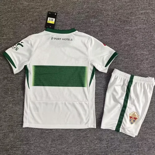 2025-26 Elche CF Home Kids Soccer Jersey