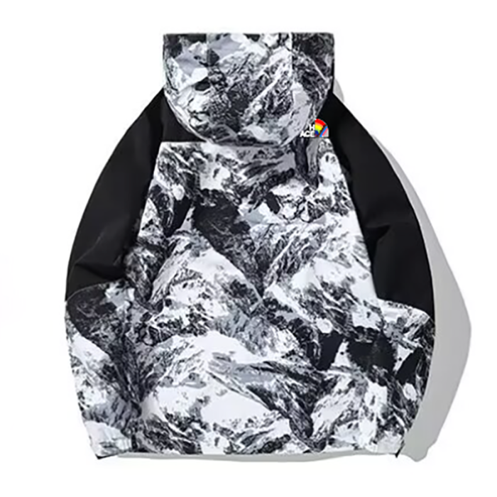 2025 New TNF White Black Windbreaker