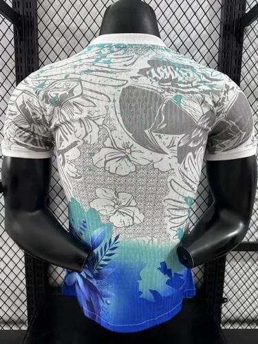 25-26 Brazil Grey Blue Special Edition Player Version Soccer Jersey