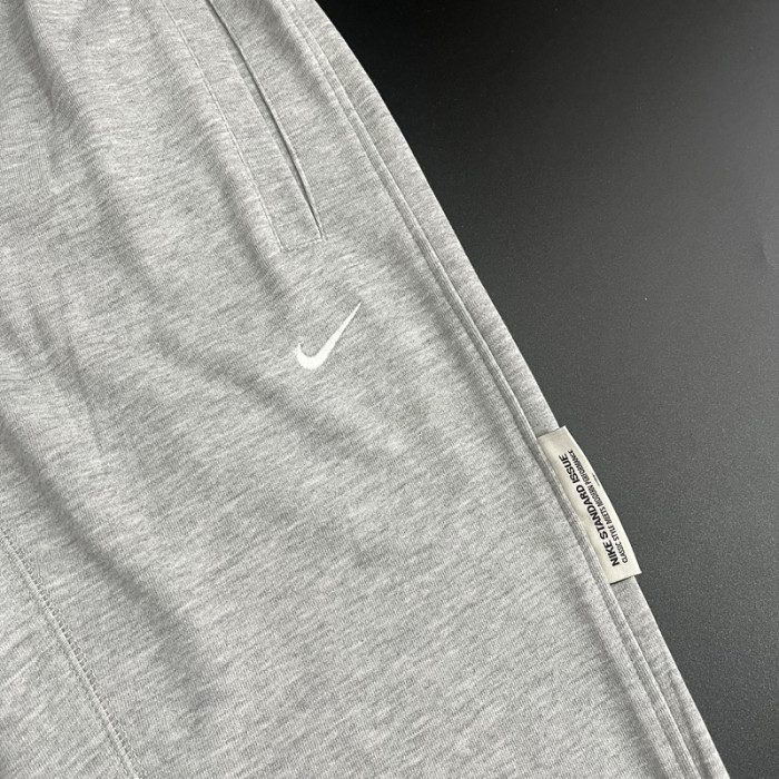 W1纯棉卫裤 NK Grey Top Quality Sweatpants (Have Pocket)
