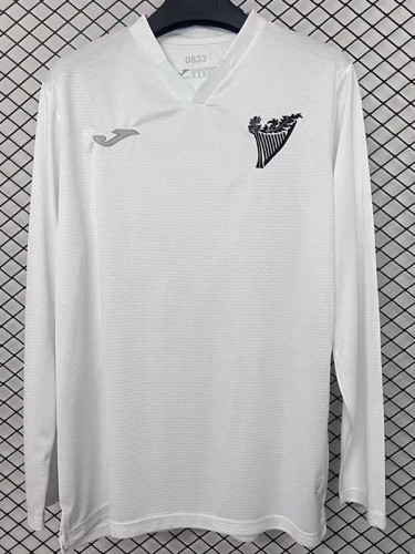 2025 Hibernian FC White 125th Anniversary Long SleeveSoccer Jersey(长袖)