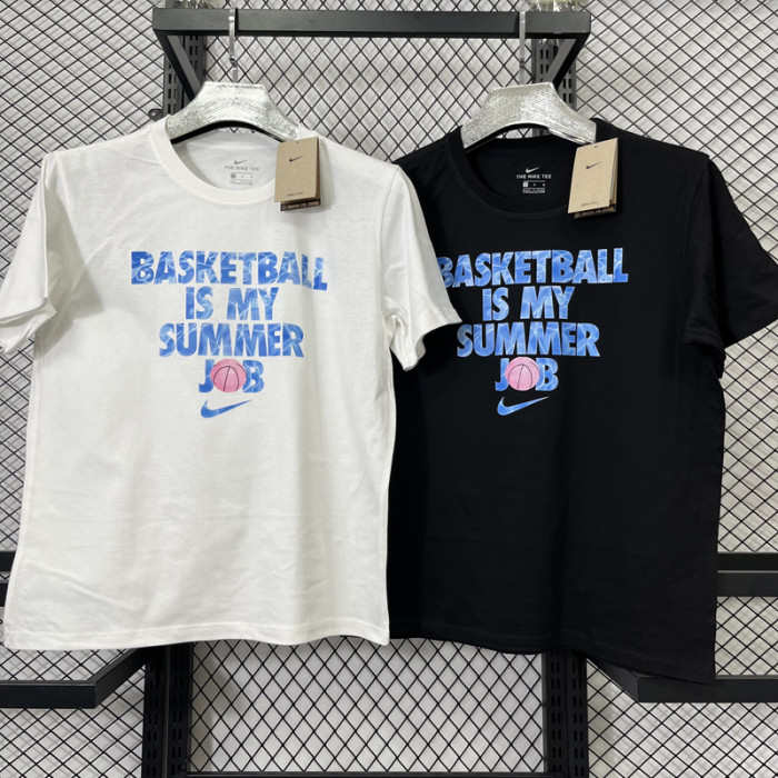 T208 NK White High Quality Casual T-Shirt