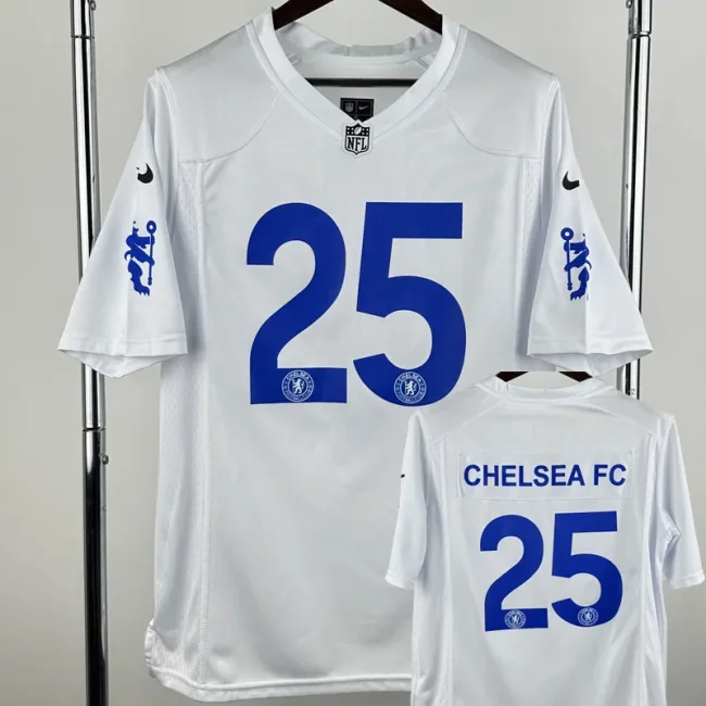 25-26 CHE #25 Casual Edition White NFL Jersey