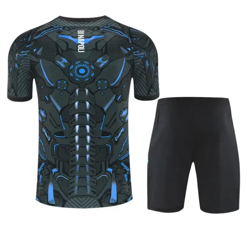 25-26 Napoli Grey Training Short Suit
