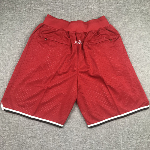 Rockets Red City Edition Top Quality NBA Pocket Pants * 火箭队中文版