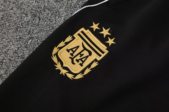 2025-26 Argentina Black Jacket Tracksuit #三星