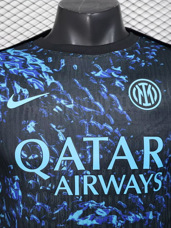 25-26 IN'T Blue Black Special Edition Player Version Soccer Jersey