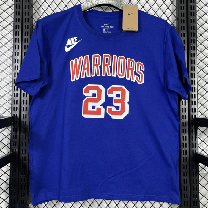 T227 WARRIORS GREEN #23 Blue High Quality Casual T-Shirt