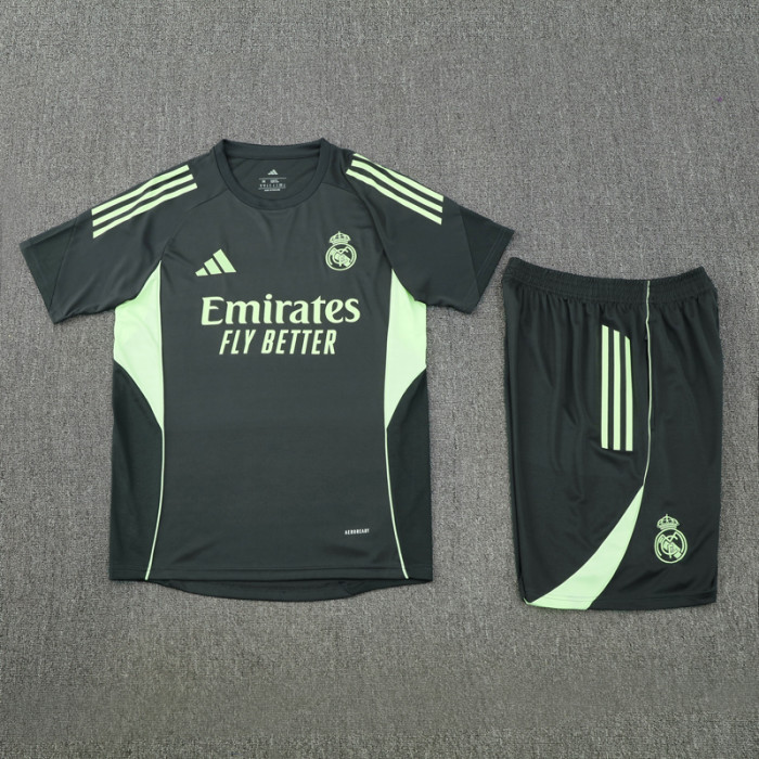 2025-26 RMA Army green Training Short Suit