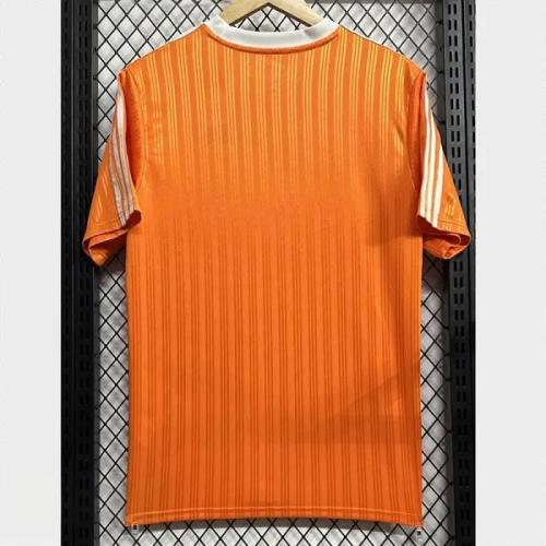 2025 AD Casual Orange Fans Training shirts *三叶草