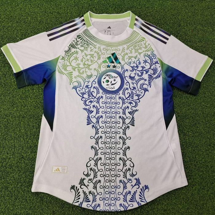 25-26 Algeria White Player Version Training shirts #A37