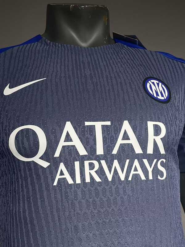 24-25 INT Grey Blue Player Version Training shirts
