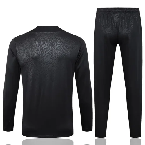 25-26 BAR Black Kids Half Pull Tracksuit #E25165(童装)(半拉链)
