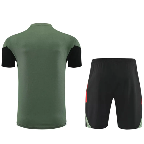 2025-26 Bayern Army green Training Short Suit