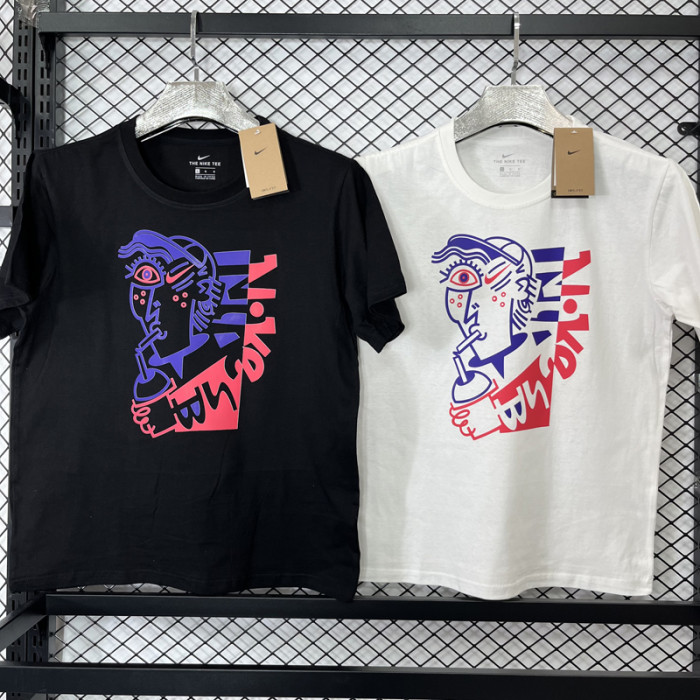 T232 NK White High Quality Casual T-Shirt
