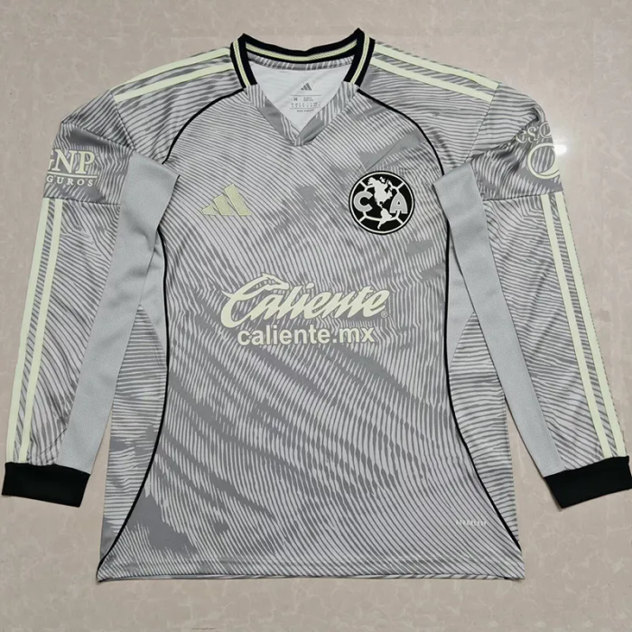 25-26 Club America Third Long Sleeve Soccer Jersey