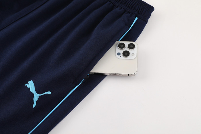 24-25 Man City Light blue Hoodie Jacket Tracksuit #01