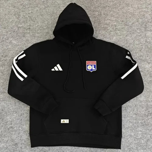 2025-26 Lyon Black Hoody 黑色(加绒)