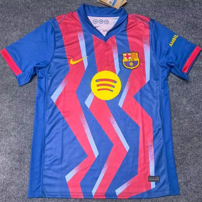 2025-26 BAR Red Blue Special Edition Fans Soccer Jersey