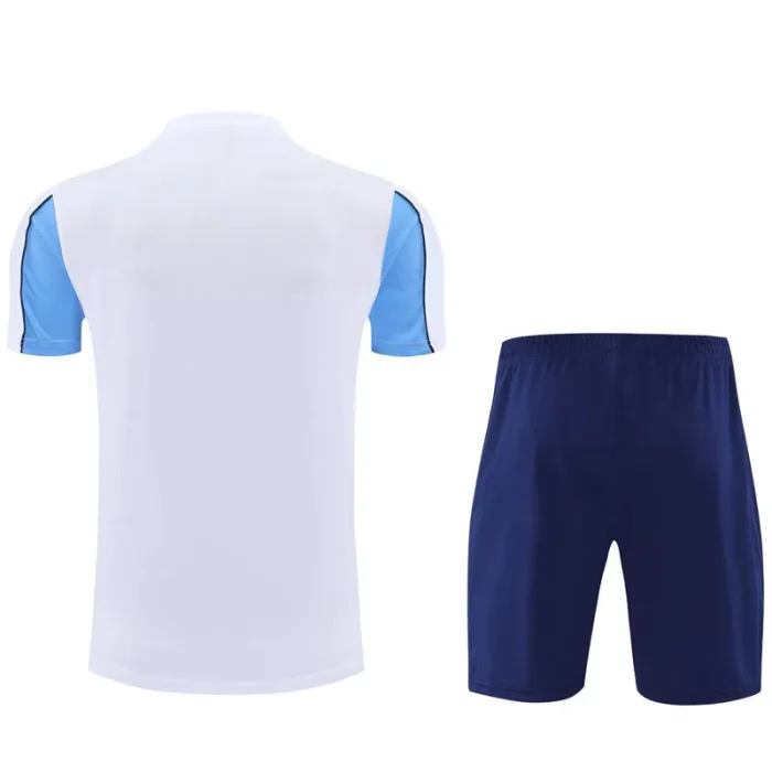 Man City White Training Short Suit