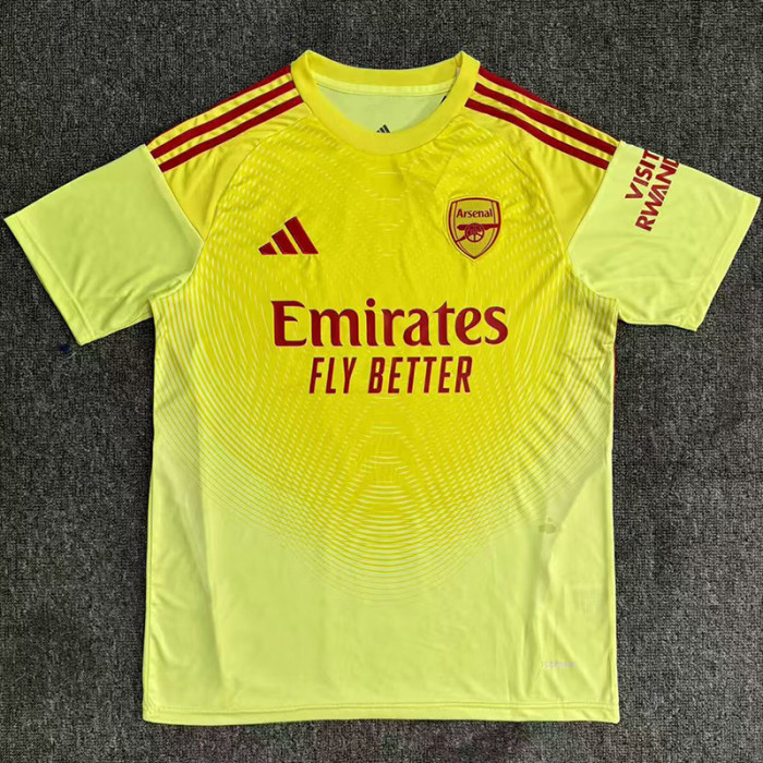 25-26 ARS Yellow Goalkeeper Soccer Jersey