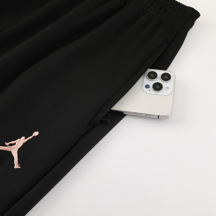 24-25 PSG Jordan Khaki Pink Jacket Tracksuit #03