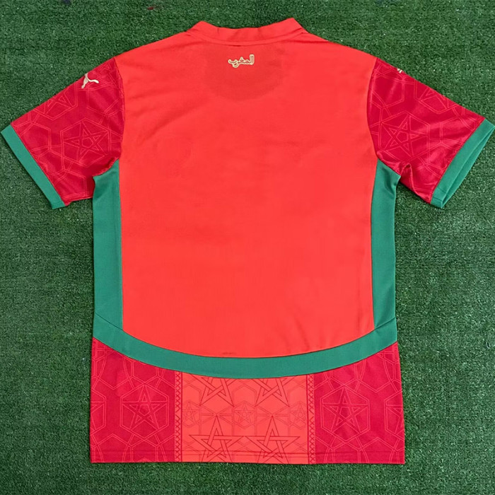 24-25 Morocco Home Fans Soccer Jersey