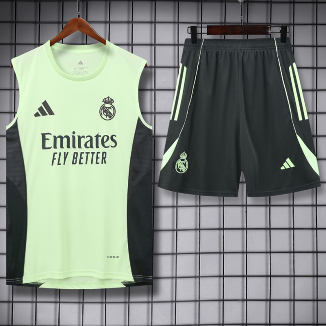 2025-26 RMA Light green Tank top and shorts suit