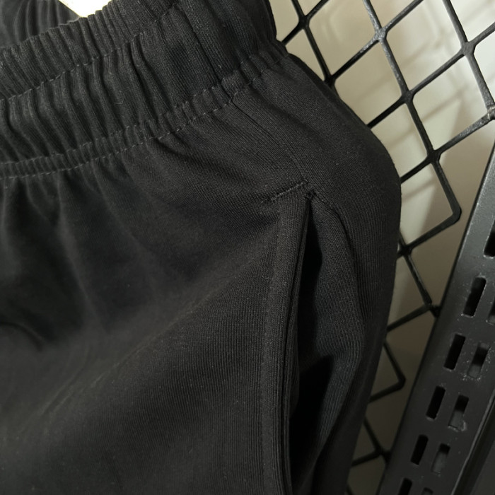 M006 Jordan Black Pure Cotton Fabric Casual Short Pants