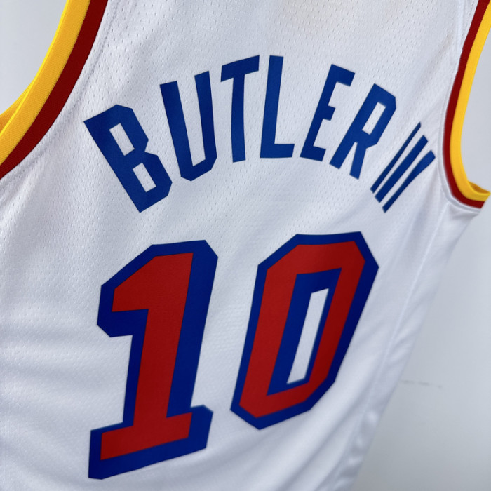 24-25 WARRIORS BUTLERIII #10 White Retro Top Quality Hot Pressing NBA Jersey