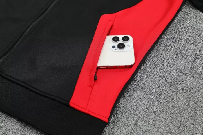 25-26 ACM Black red Jacket Tracksuit