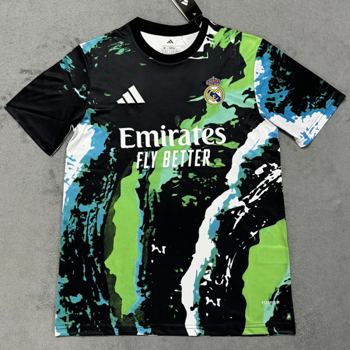 25-26 RMA Black Green Special Edition Fans Training Shirts