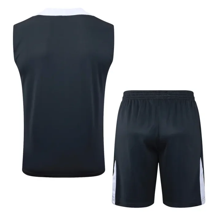25-26 CHE Dark gray Tank top and shorts suit #D2575