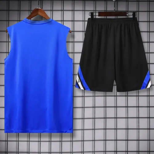 25-26 INT Blue Tank top and shorts suit
