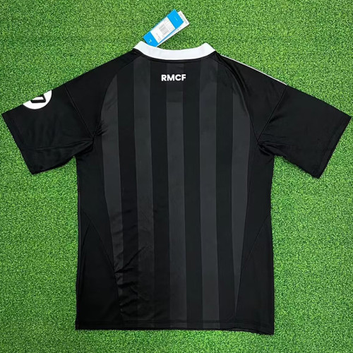 25-26 RMA Black GoalKeeper Fans Soccer Jersey