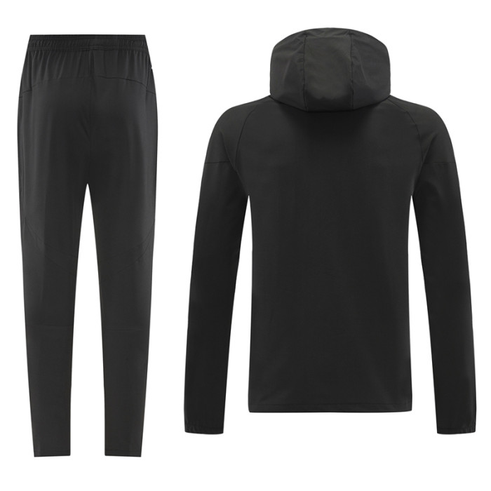 2025 AD Black Hoodie Jacket Tracksuit #AFO2