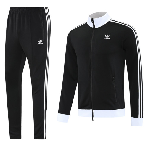 2025 AD Black Jacket Tracksuit #AJ21